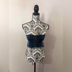Denim Tube Top